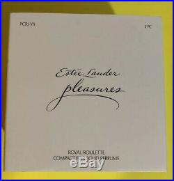 Estee Lauder Pleasures ROYAL ROULETTE Solid Perfume Compact Collectable 2019 NIB