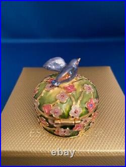 Estee Lauder Precious Birds Compact Solid Perfume Signed By Jay Strongwater