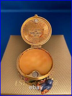 Estee Lauder Precious Birds Compact Solid Perfume Signed By Jay Strongwater