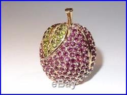 Estee Lauder Purple Crystal Plum Solid Perfume Compact 1998 American Version