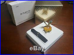 Estee Lauder SIGNED 2003 BEJEWELED BUTTERFLY Solid Perfume Compact New in Box