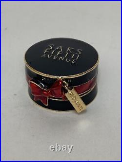 Estee Lauder Sakes Fifth Avenue Hat Box Pleasures Perfume Solid Compact Boxed