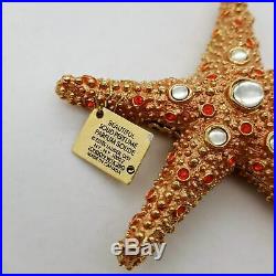 Estee Lauder Shimmering Starfish Solid Perfume Compact Beautiful Fragrance 2-5/8