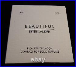 Estee Lauder Solid Perfume Beautiful Flowering Flacon Compact NEW
