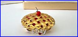 Estee Lauder Solid Perfume Compact 2000 Cherry Pie Mibb White Linen