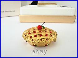 Estee Lauder Solid Perfume Compact 2000 Cherry Pie Mibb White Linen