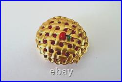 Estee Lauder Solid Perfume Compact 2000 Cherry Pie Mibb White Linen