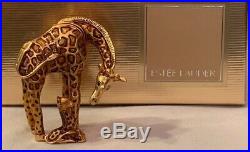Estee Lauder Solid Perfume Compact/ 2002, Gilded Giraffe