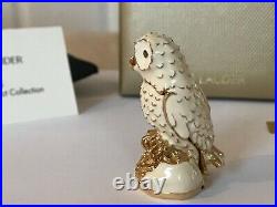 Estee Lauder Solid Perfume Compact 2005 Beautiful Glistening Owl Mib Full