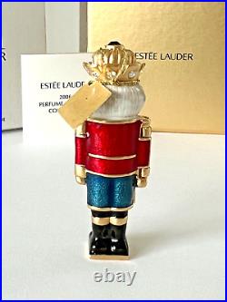 Estee Lauder Solid Perfume Compact 2006 Holiday Nutcracker Mibb White Linen