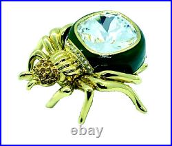 Estee Lauder Solid Perfume Compact 2008 Jeweled Spider