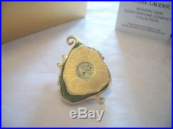 Estee Lauder Solid Perfume Compact 2009 Magical Leaf Mib Full By Jay Strongwater