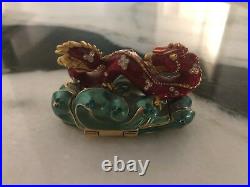 Estee Lauder Solid Perfume Compact Asian Dragon 2005 WOW