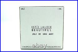 Estee Lauder Solid Perfume Compact'Beautiful' Champagne Bucket 2000 With Box-FULL