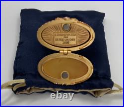 Estee Lauder Solid Perfume Compact Beautiful Flowering Falcon Jay Strongwater