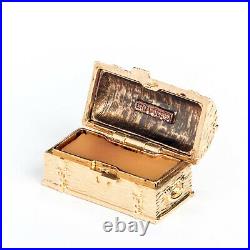 Estee Lauder Solid Perfume Compact Beautiful Treasurebox Treasure Chest Full Box