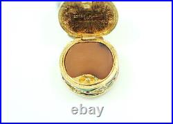 Estee Lauder Solid Perfume Compact'Dazzling Silver' Juggling Seal 2000-Full
