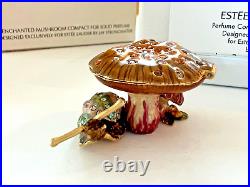 Estee Lauder Solid Perfume Compact Enchanted Mushroom Jay Strongwater Mibb 2003