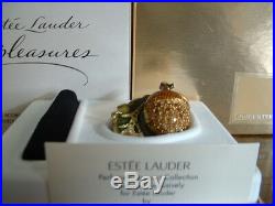 Estee Lauder Solid Perfume Compact Glistening Acorn MIB Strongwater Design