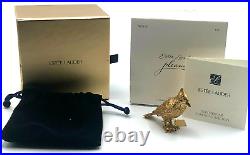 Estee Lauder Solid Perfume Compact Golden Bird Pleasures Fragrance 2010