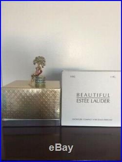 Estee Lauder Solid Perfume Compact Las Vegas Showgirl, 2003