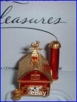 Estee Lauder Solid Perfume Compact Lil Red Barn MIBB