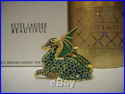 Estee Lauder Solid Perfume Compact Magic Dragon MIB