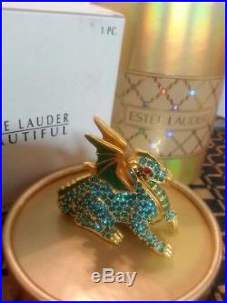 Estee Lauder Solid Perfume Compact Magic Dragon MIB