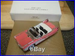 Estee Lauder Solid Perfume Compact Pink Lady Cadillac Both Original Boxes