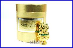 Estee Lauder Solid Perfume Compact'Pleasures' Bouquet With Box-FULL