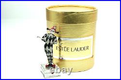 Estee Lauder Solid Perfume Compact'Pleasures' Jester 1998 With Box-FULL