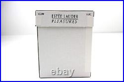Estee Lauder Solid Perfume Compact'Pleasures' Perfect Peach 2000 WithBox-FULL