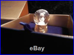 Estee Lauder Solid Perfume Compact Rare Snowman Water Globe Beyond Paradise Mib