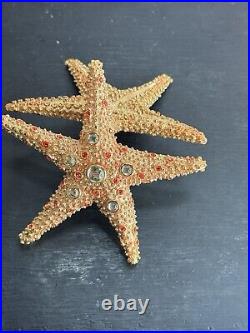 Estee Lauder Solid Perfume Compact Shimmering Star Fish Fragrance Beautiful