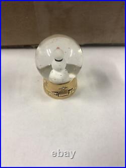 Estee Lauder Solid Perfume Compact Snowman Snow Globe Beyond Paradise 2006