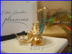 Estee Lauder Solid Perfume Compact Sparkling Mermaid MIB & Signed by Conte