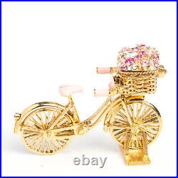 Estee Lauder Solid Perfume Compact Spirited Bike Ride Bicycle FULL