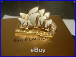 Estee Lauder Solid Perfume Compact Sydney Opera House 2006 RARE
