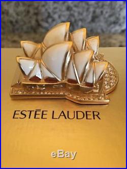 Estee Lauder Solid Perfume Compact Sydney Opera House New with Boxes