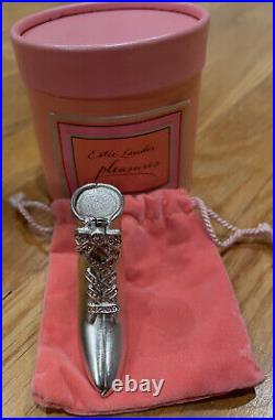 Estee Lauder Solid Perfume Compact Victorian Style Boot Pleasures Fragrance Mib