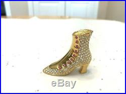 Estee Lauder Solid Perfume Compact Victorian Style Boot So Cute And Sparkly