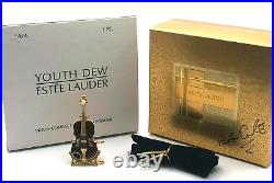 Estee Lauder Solid Perfume Compact Violin 2001 Youth Dew Perfume