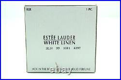 Estee Lauder Solid Perfume Compact'White Linen' Jack in the Box 1999 WithBox-FULL