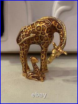 Estee Lauder Solid Perfume Compacts / Giraffe, 2002 LIMITED EDITION COMPACT