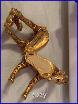 Estee Lauder Solid Perfume Compacts / Giraffe, 2002 LIMITED EDITION COMPACT