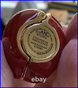 Estee Lauder Solid Perfume Disney Apple Just One Bite NIB Compact Price Reduced