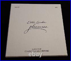 Estee Lauder Solid Perfume Pleasures Lucky Chip $5000 Compact- NEW