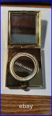 Estee Lauder Solid Perfume Powder Compact Unknown Name Airliner Mint