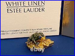 Estee Lauder Solid Perfume Prince Charming Compact By Jay Strongwater