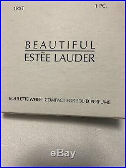 Estee Lauder Solid Perfume Roulette Wheel- RARE- 2002